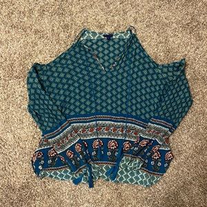 Off the Shoulder Printed Top